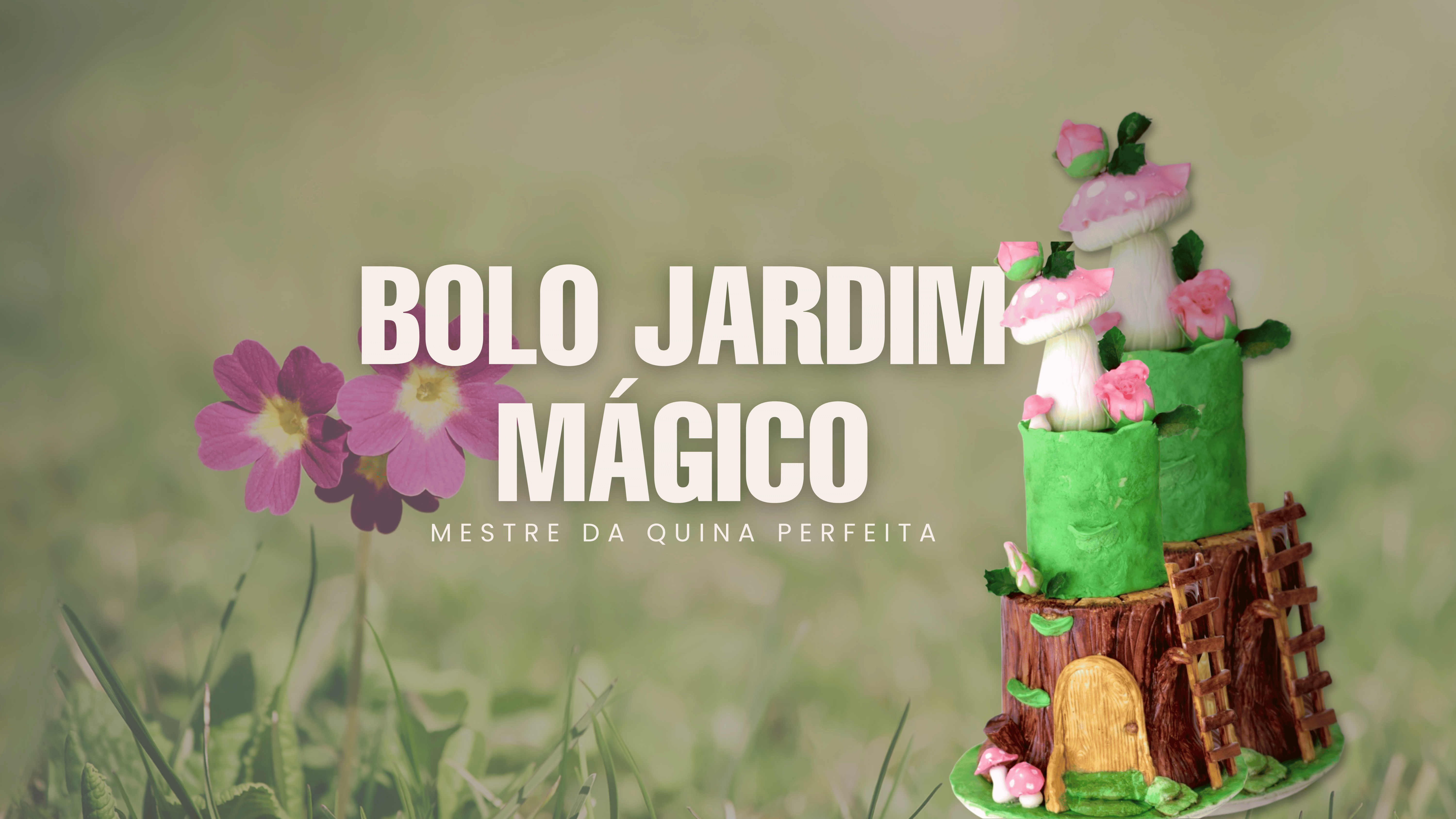 Bolo Jardim Mágico